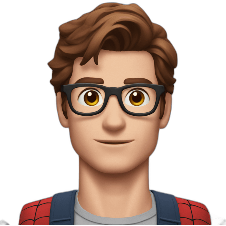 Peter Parker spider men emoji