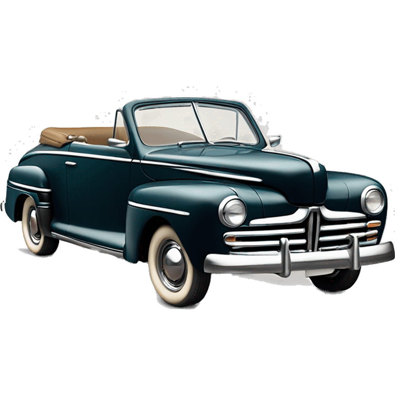 1948 Ford De Luxe convertible emoji