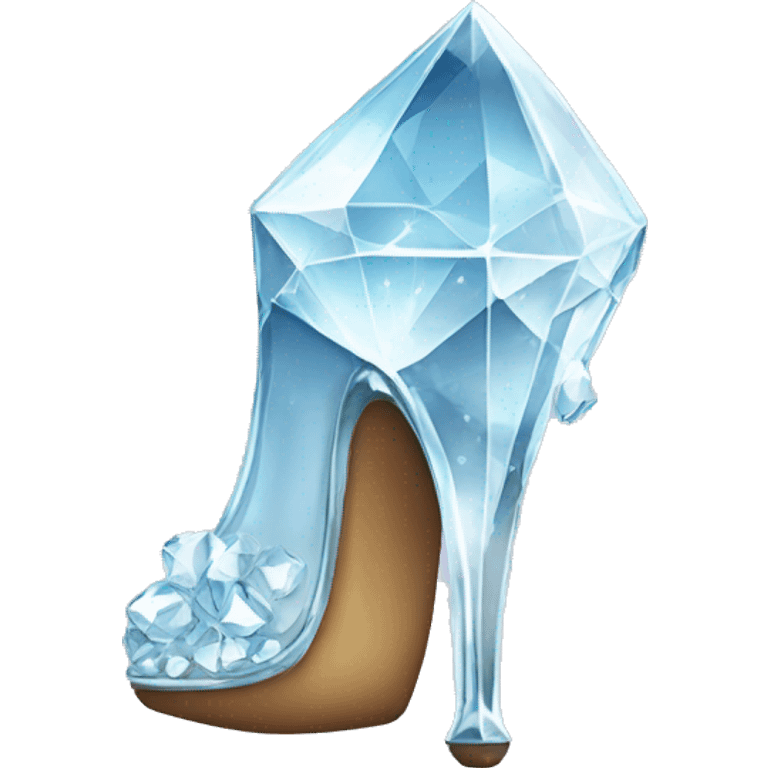 Crystal shoe  emoji