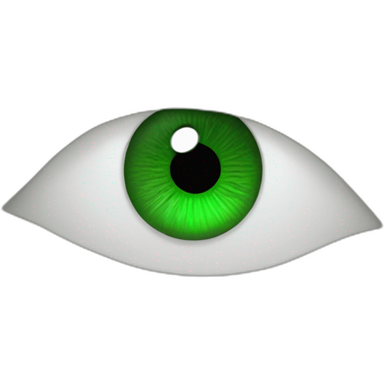 Bitcoin man green eye emoji