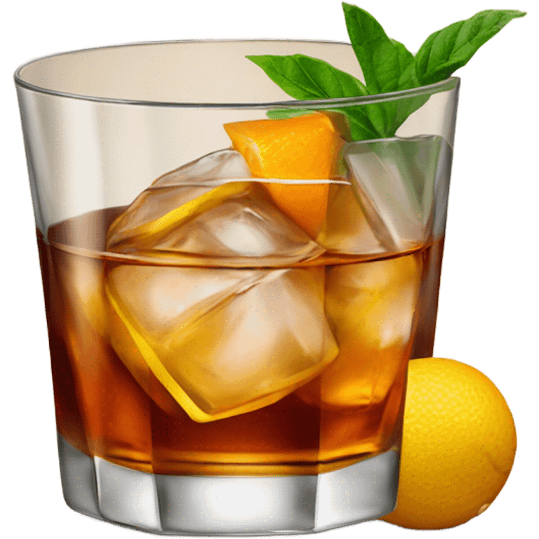 old fashioned cocktail  emoji