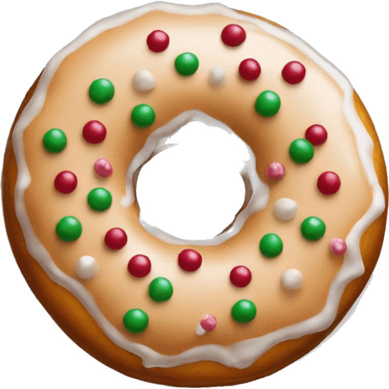 Christmas donut  emoji