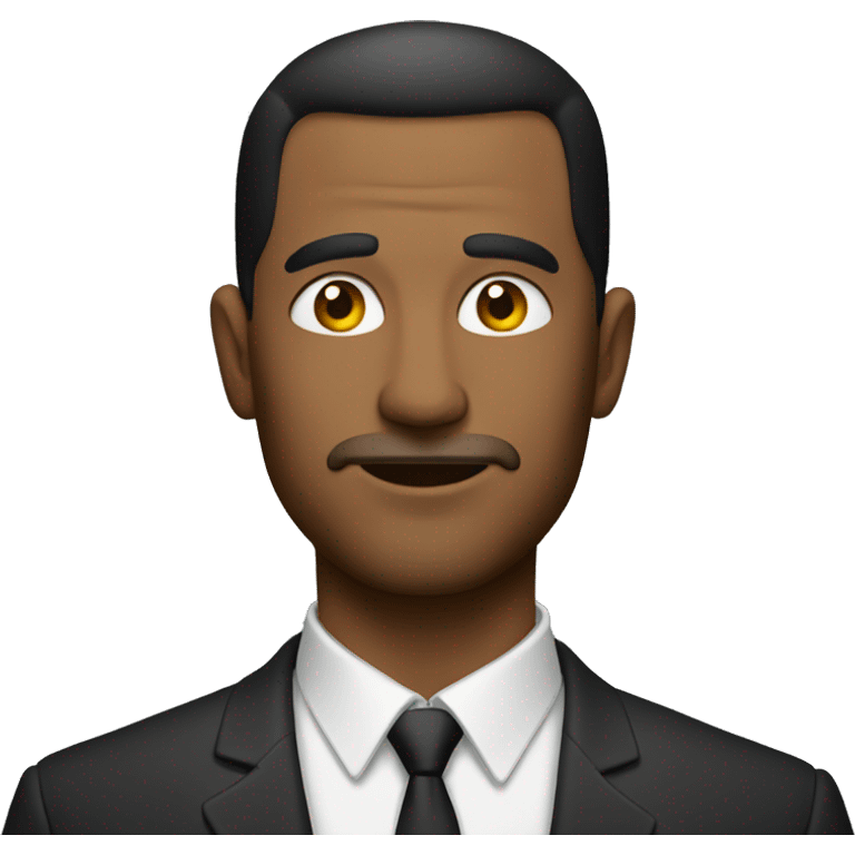 a man with slick back style emoji