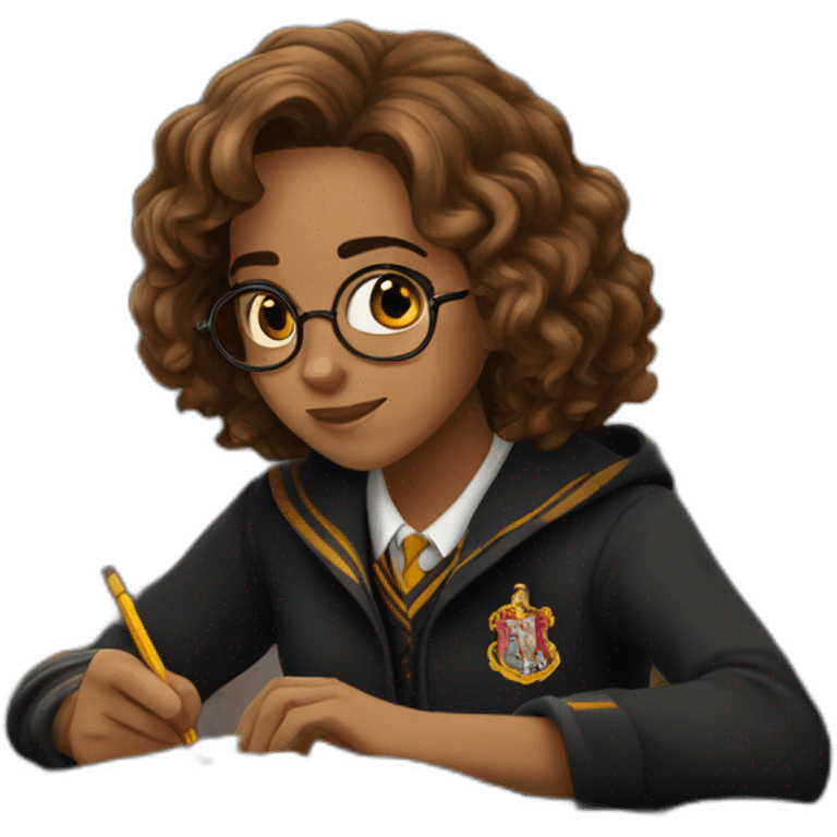 Hermione granger studing emoji