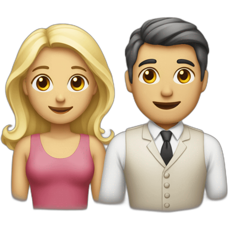 Homme et femme emoji