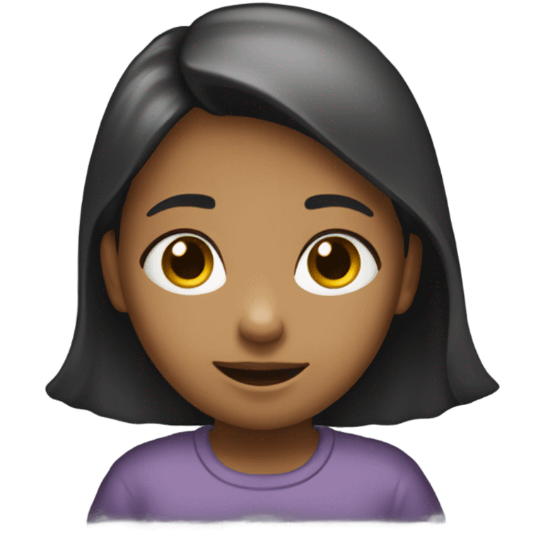 A girl dapping emoji