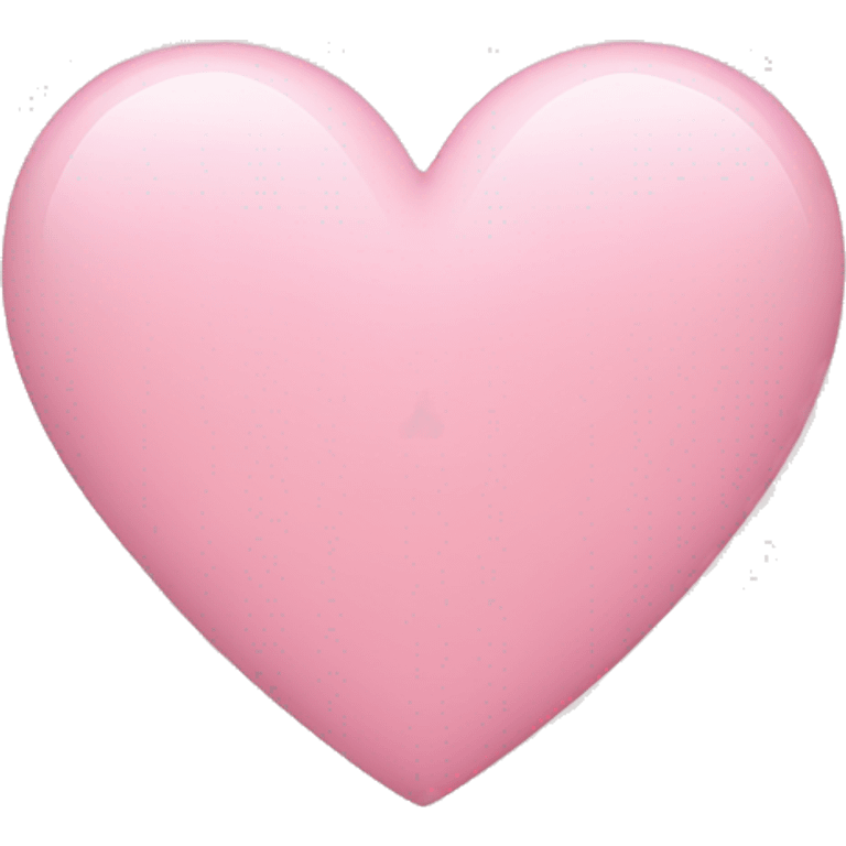 Light pink heart emoji