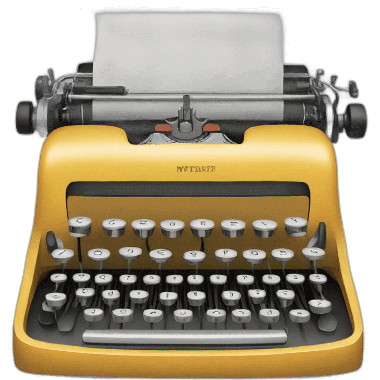 typewriter emoji