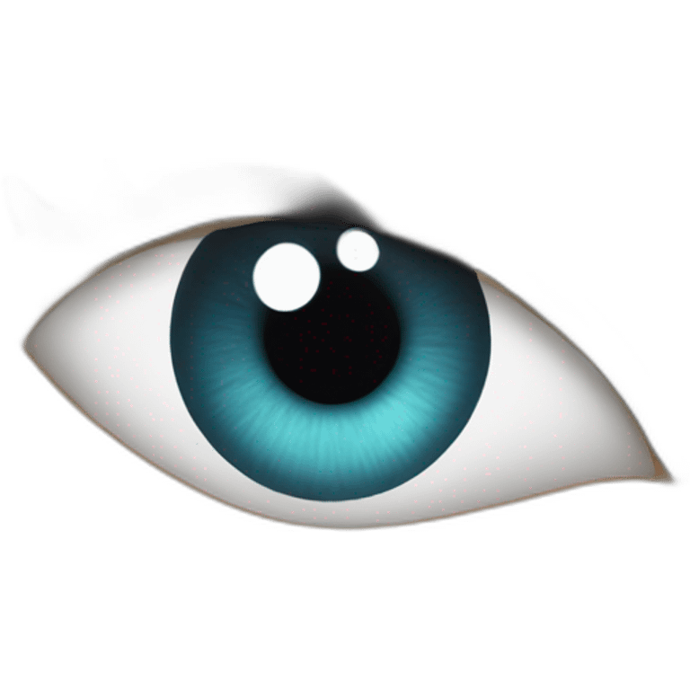 one unique eye on a face emoji