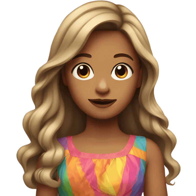 A girl  emoji