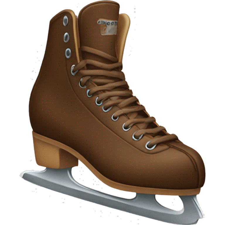 brown skates emoji