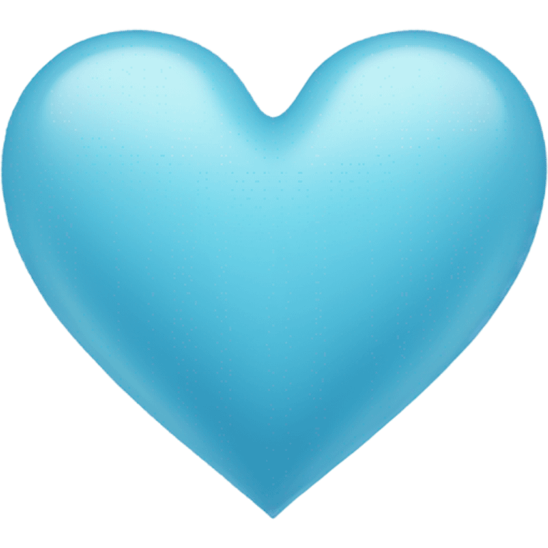 Light blue heart emoji