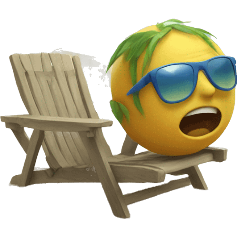 Summer shock beach emoji