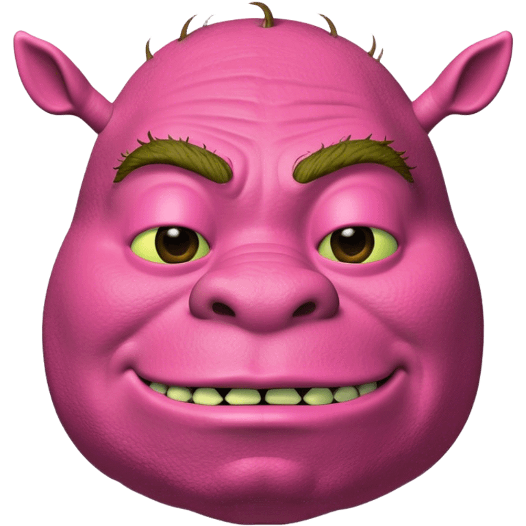 pink shrek emoji