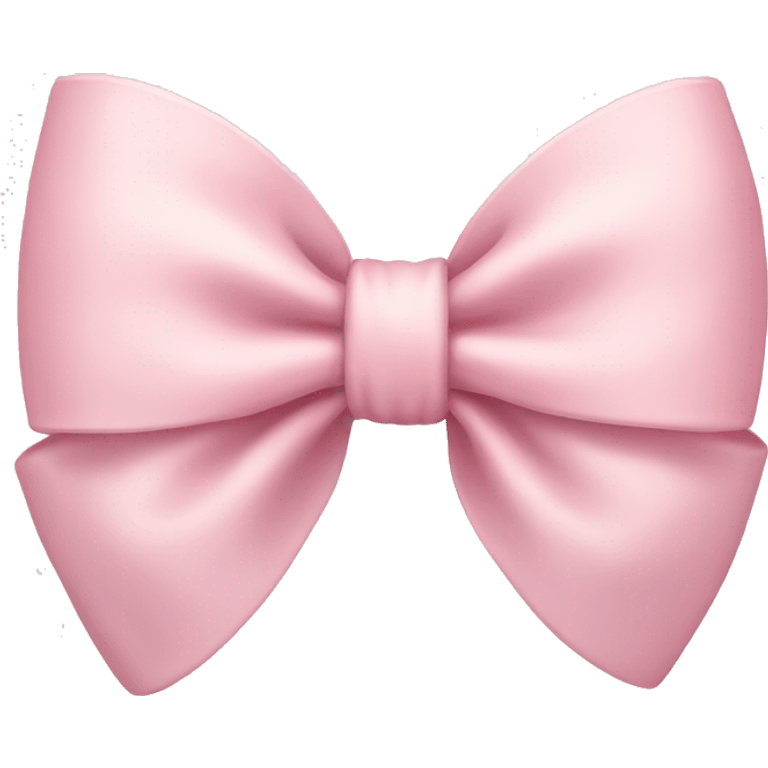 pale pink bow emoji