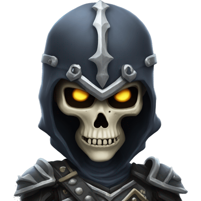 Death Knight with Skull Helmet emoji