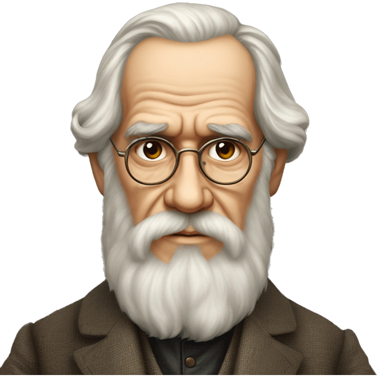 leo tolstoy russian writer emoji