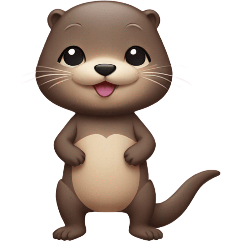 a cute otter wear a bikini emoji