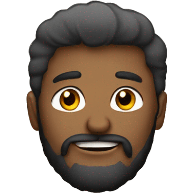 Féliciter mon équipe avec un personnage  avec un petite barbe de 3 jours emoji