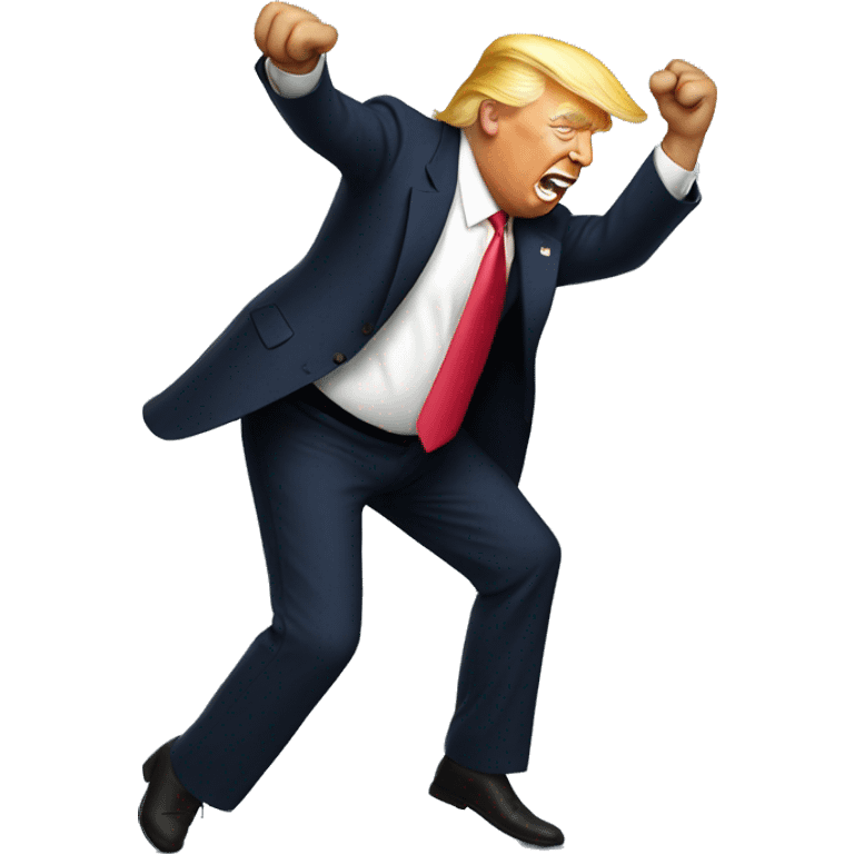 donald trump dancing emoji