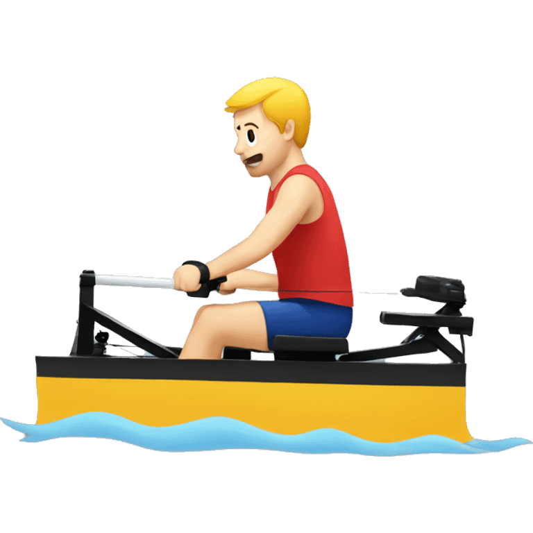 Indoor rowing emoji