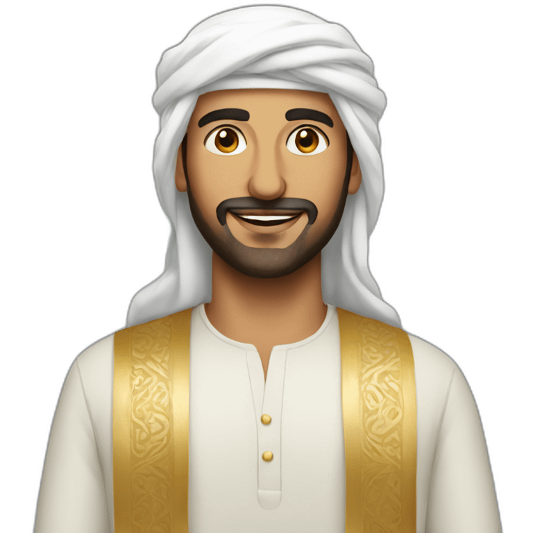 Arabic man rich emoji