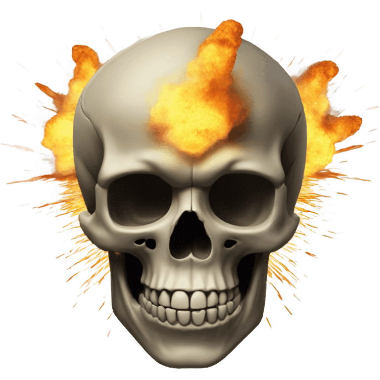 Skull xplosion emoji