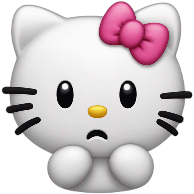 Hello kitty sad emoji