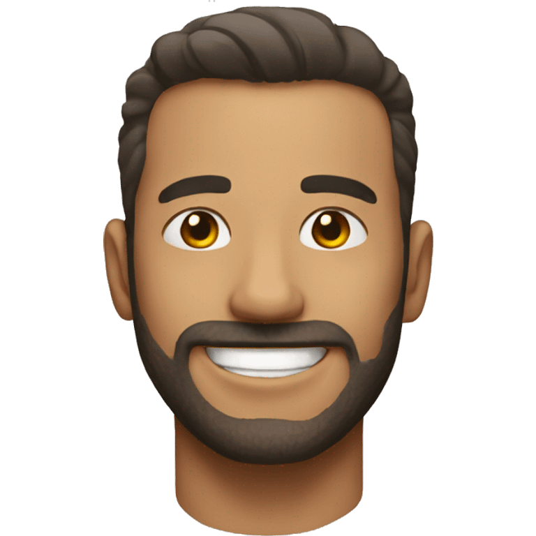 A man happy emoji