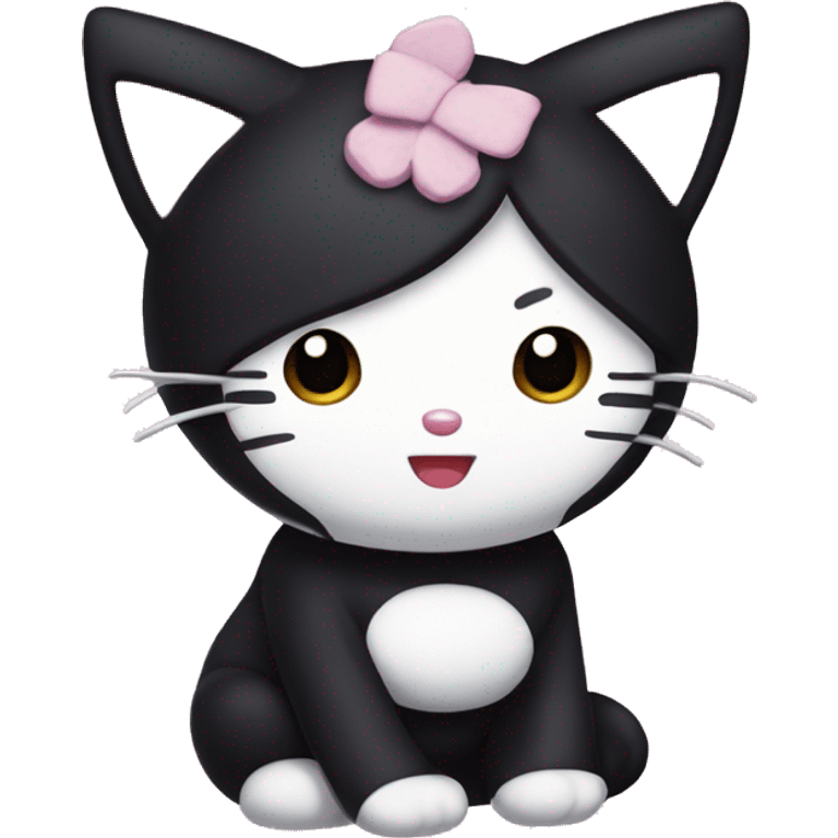 Kuromi hello kitty  emoji