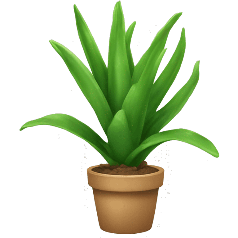 plant d'aloé vera en ter emoji