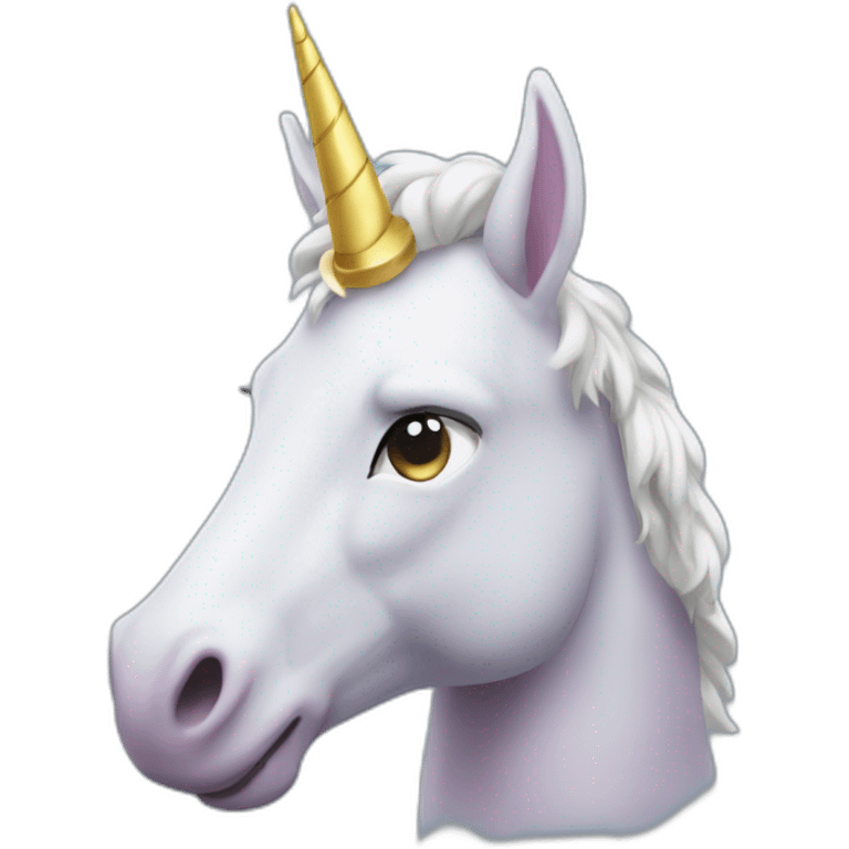 licorne qui pete des paillette emoji