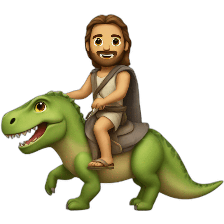 jesus-riding-dino emoji