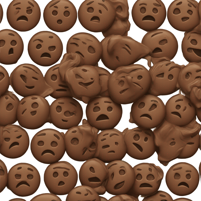 Prohibido el chocolate emoji