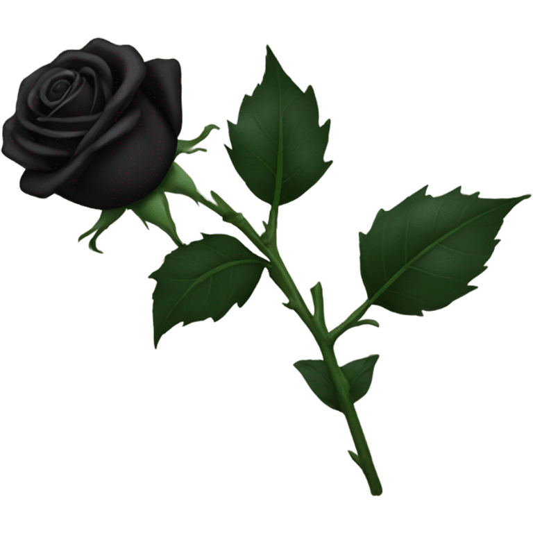 black rose emoji