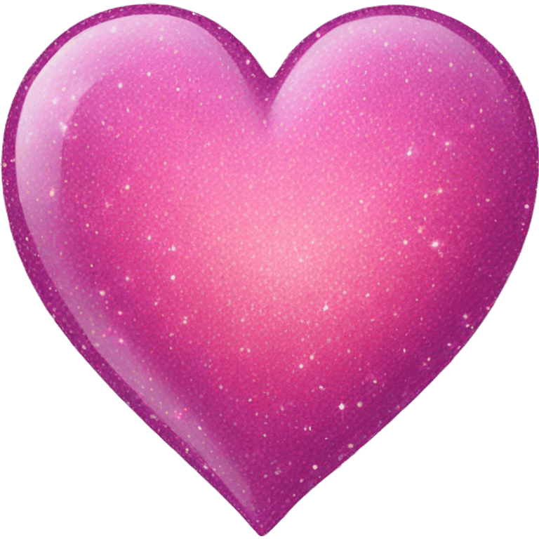 Sparkly pink heart emoji