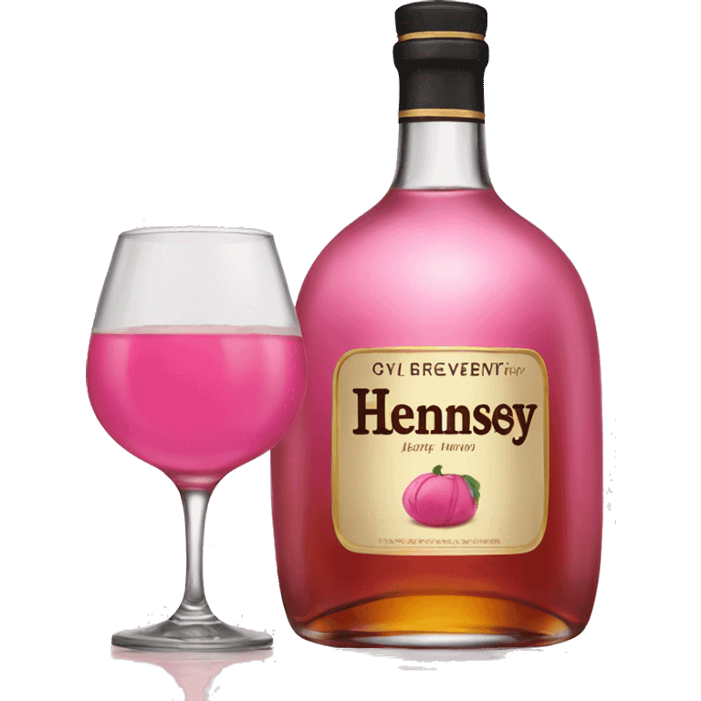 Pink Hennessy  emoji