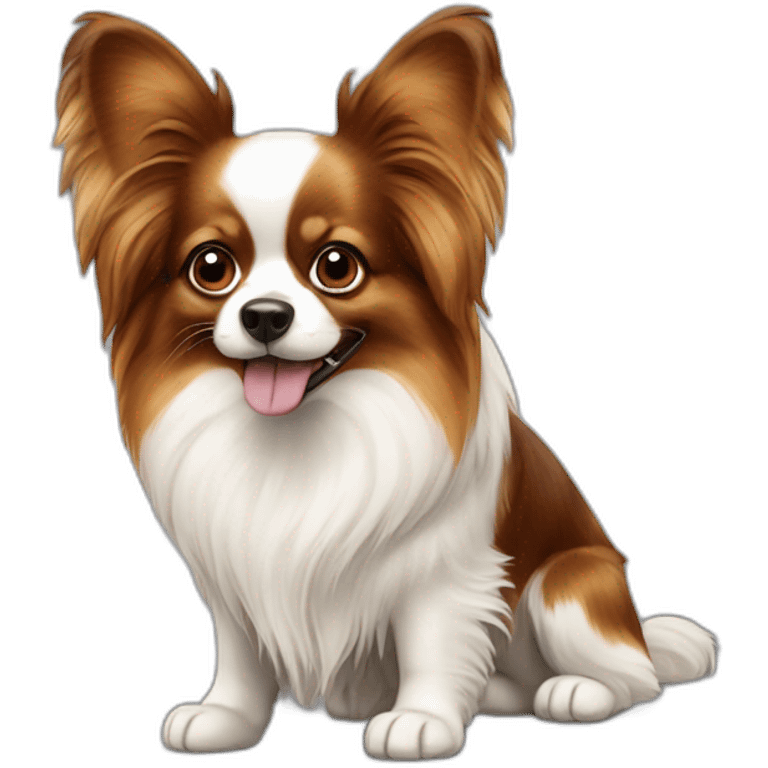 Papillon dog emoji