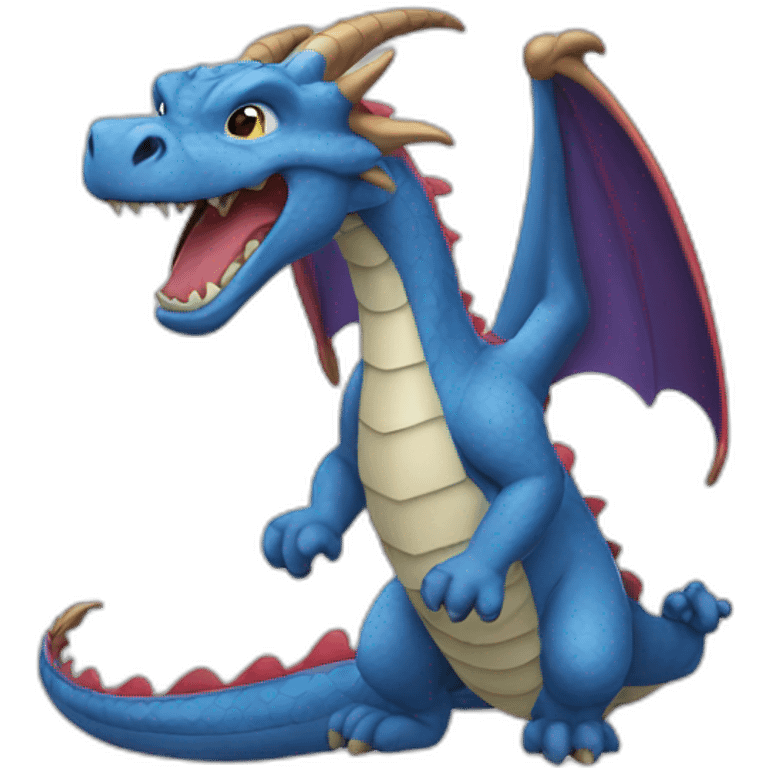 Dragon qui vole emoji