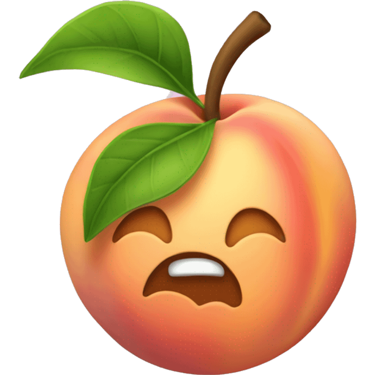 peach with a asterisk in it emoji