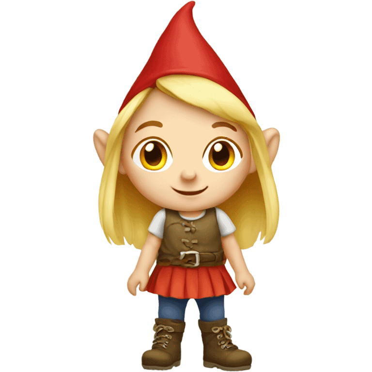 Girl gnome emoji