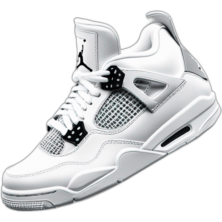 air jordan 4 pure money emoji