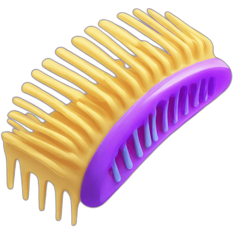 massage comb emoji