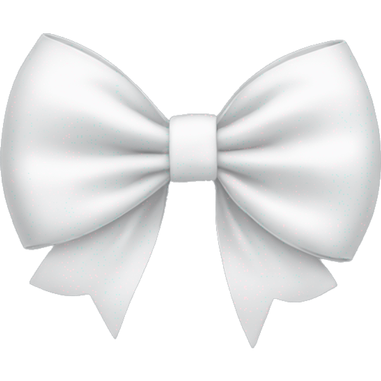 white bow emoji