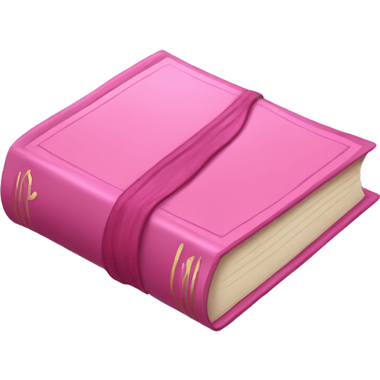 pink book emoji