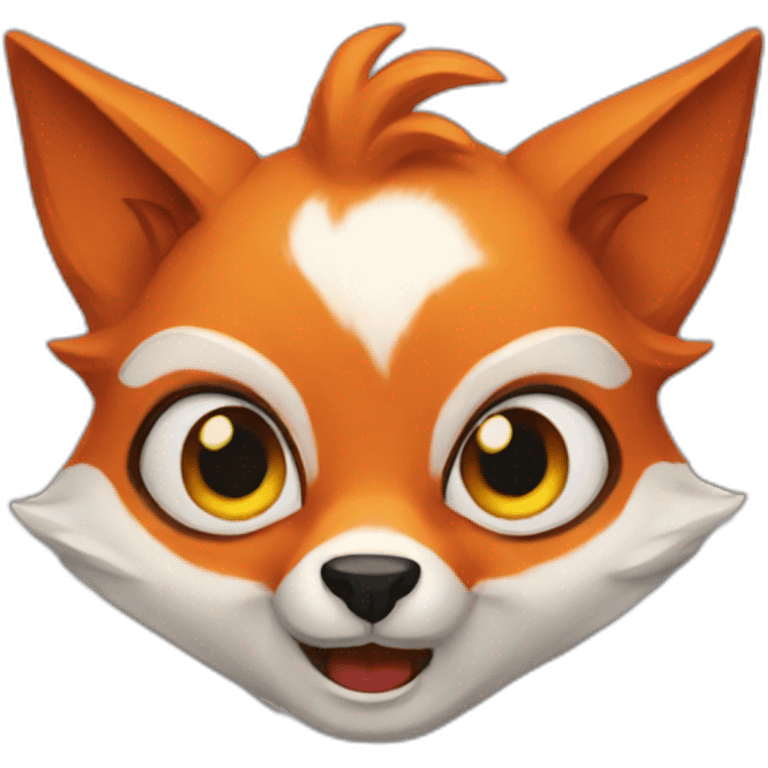 Démon renard emoji