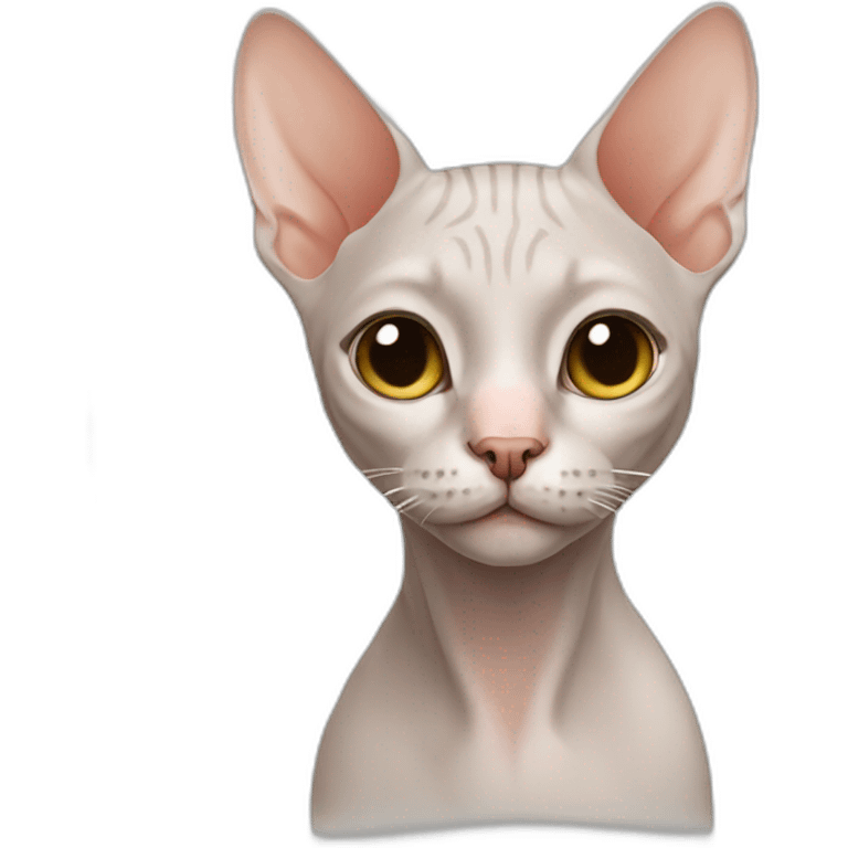 hairless cat emoji