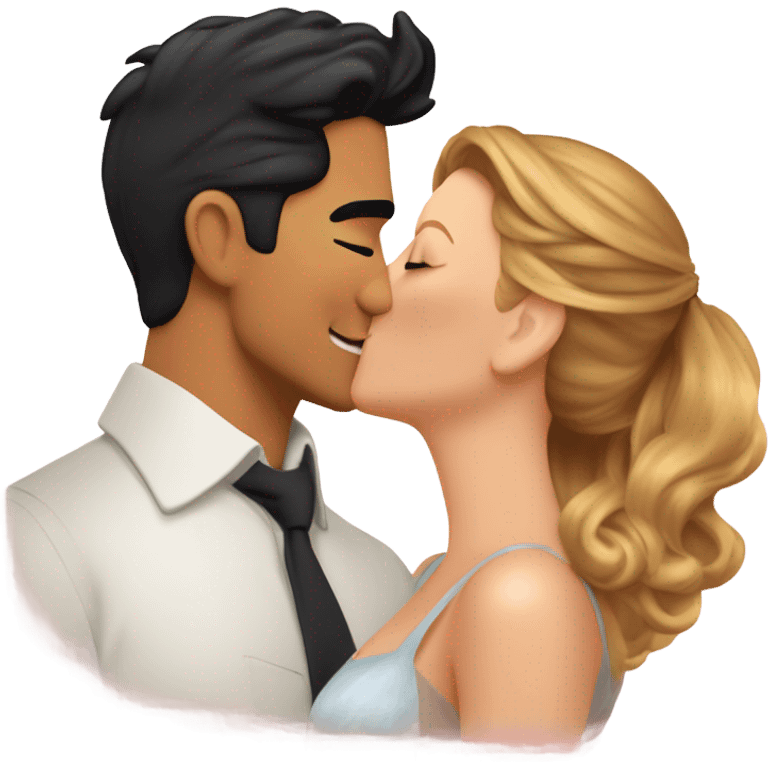 Mario Lopez kissing Blake lively emoji