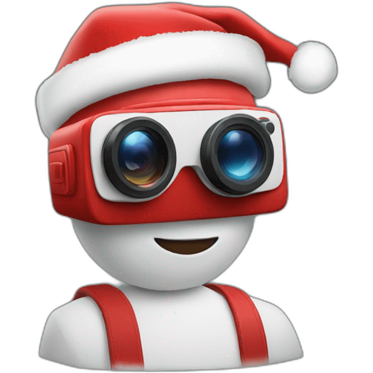 vr camera christmas emoji