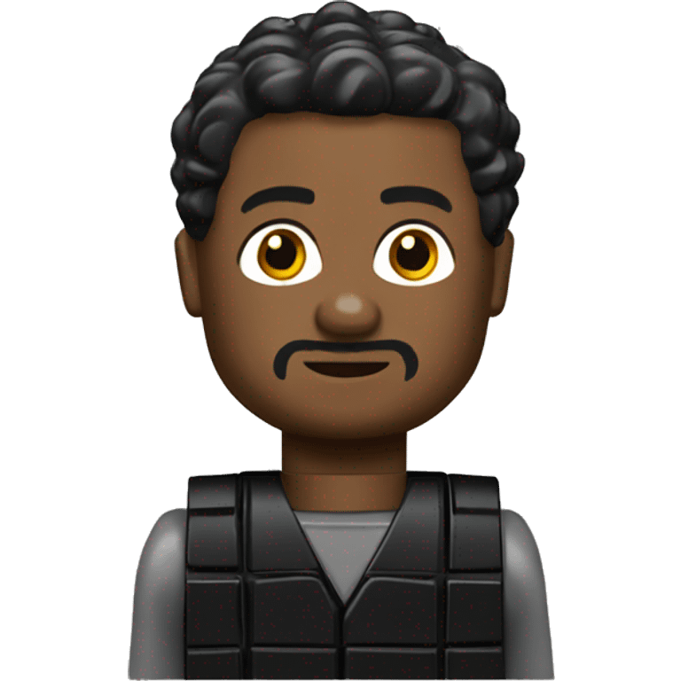 black long lego emoji